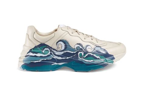 gucci rhyton wave on feet|Women's Rhyton sneaker .